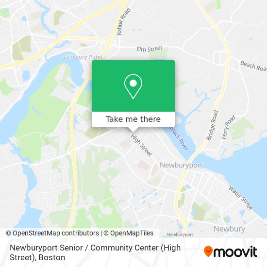 Newburyport Senior / Community Center (High Street) map