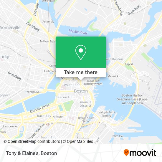 Mapa de Tony & Elaine's
