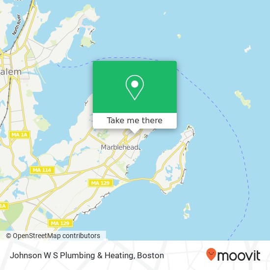 Mapa de Johnson W S Plumbing & Heating