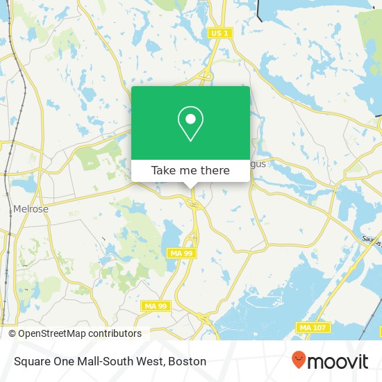 Square One Mall-South West map