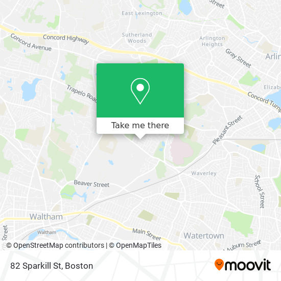 82 Sparkill St map