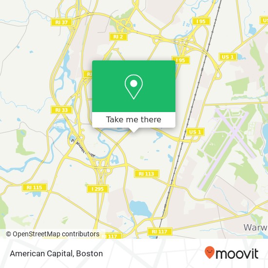 American Capital map