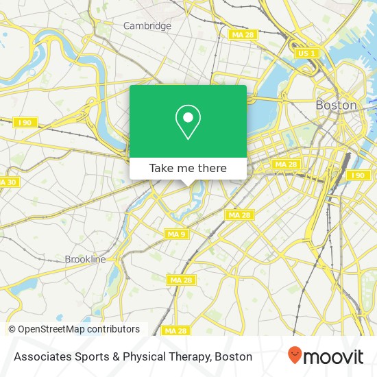 Associates Sports & Physical Therapy map