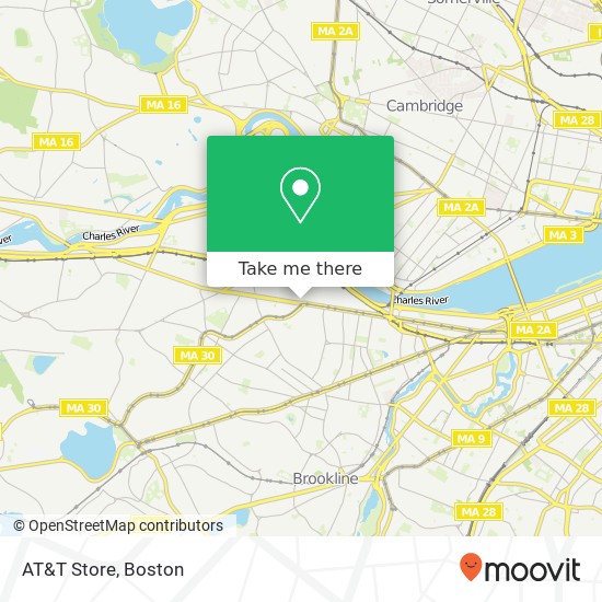 Mapa de AT&T Store