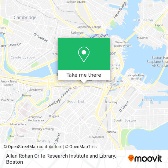 Mapa de Allan Rohan Crite Research Institute and Library