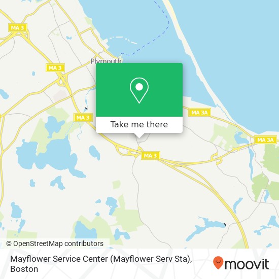 Mapa de Mayflower Service Center (Mayflower Serv Sta)