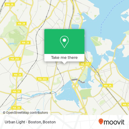 Mapa de Urban Light - Boston
