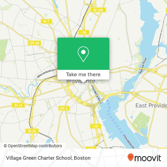 Mapa de Village Green Charter School