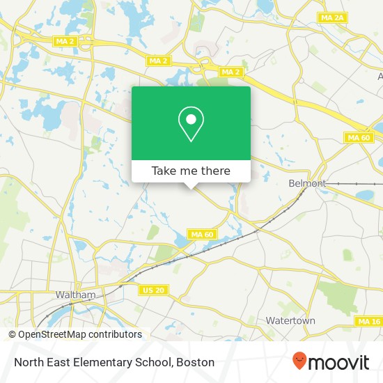 North East Elementary School map