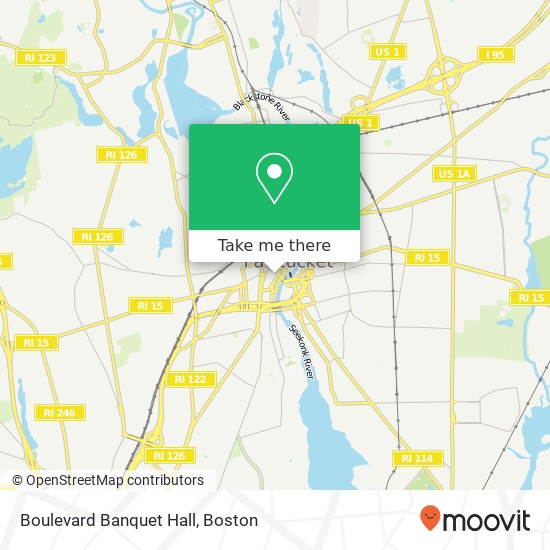 Mapa de Boulevard Banquet Hall