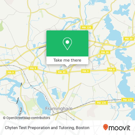 Chyten Test Preporation and Tutoring map