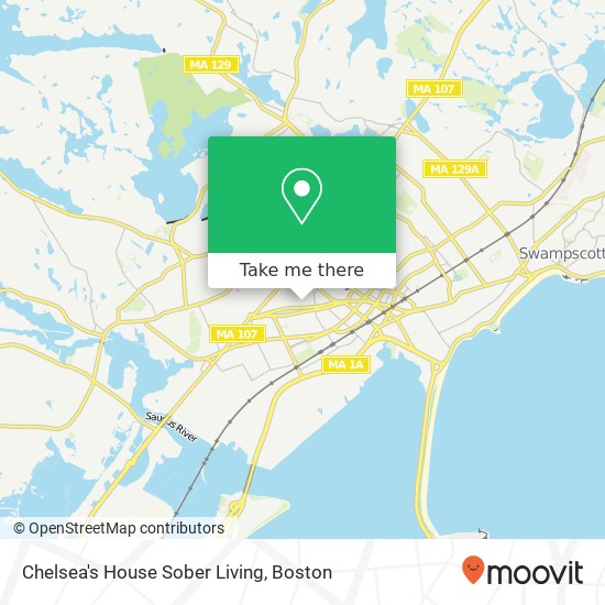 Chelsea's House Sober Living map