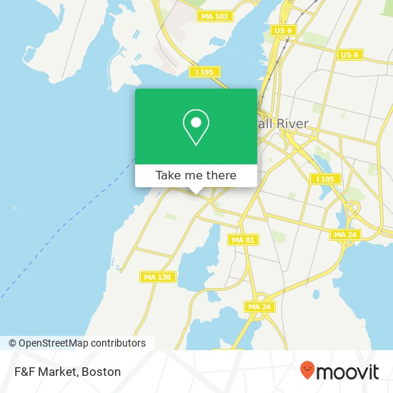 Mapa de F&F Market