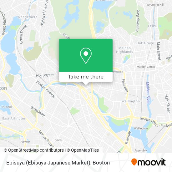 Mapa de Ebisuya (Ebisuya Japanese Market)