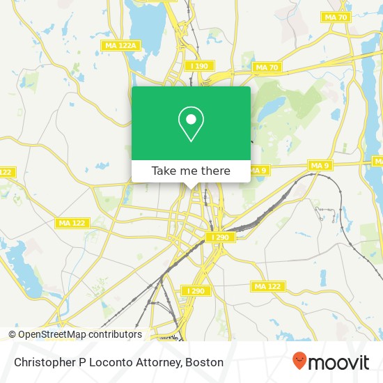 Christopher P Loconto Attorney map