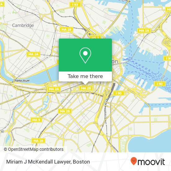 Mapa de Miriam J McKendall Lawyer