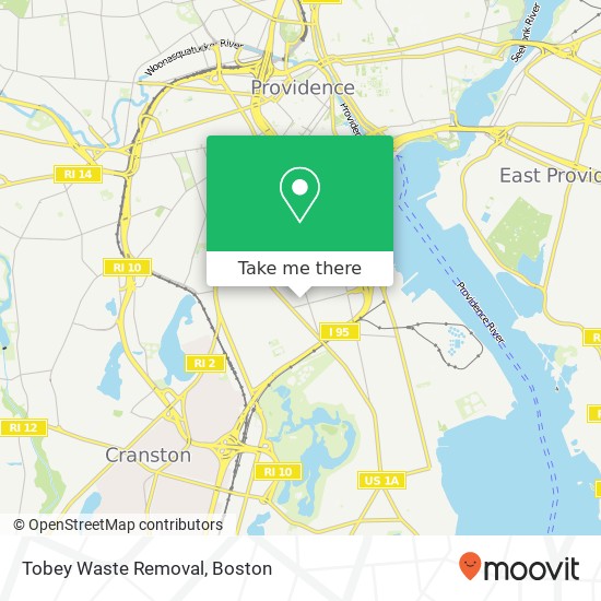 Mapa de Tobey Waste Removal