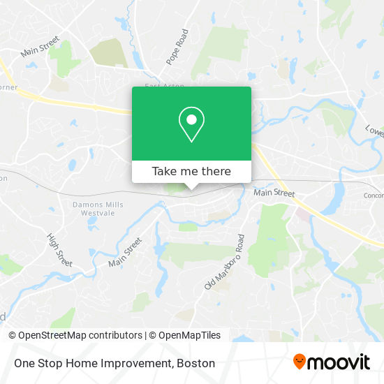 One Stop Home Improvement map