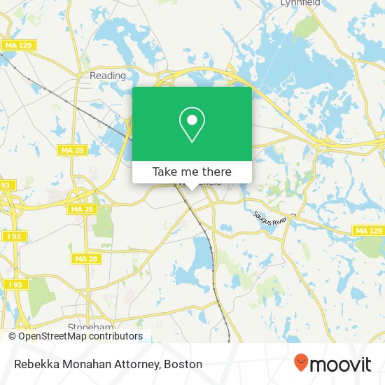 Mapa de Rebekka Monahan Attorney