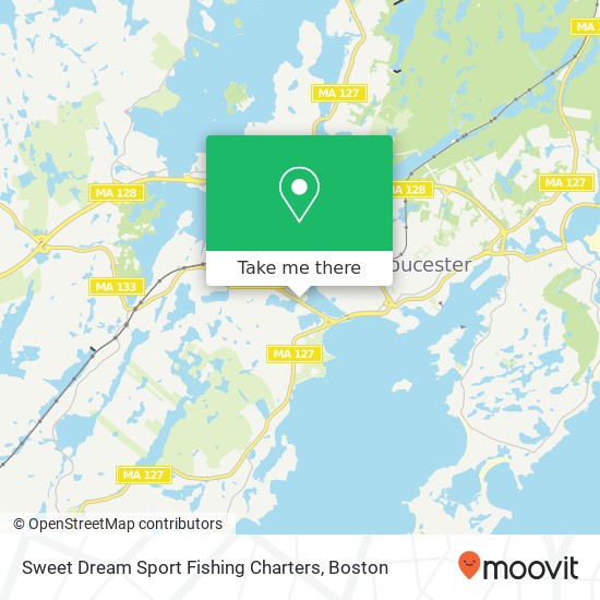 Sweet Dream Sport Fishing Charters map