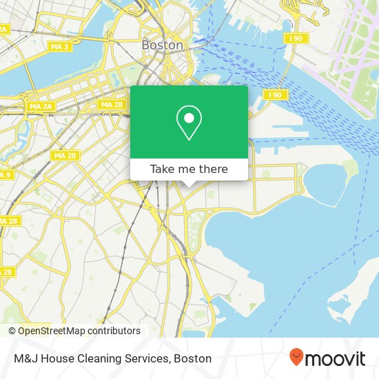 Mapa de M&J House Cleaning Services