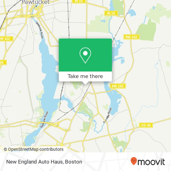 Mapa de New England Auto Haus