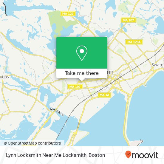 Mapa de Lynn Locksmith Near Me Locksmith