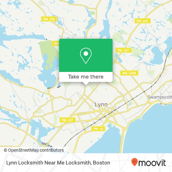 Mapa de Lynn Locksmith Near Me Locksmith