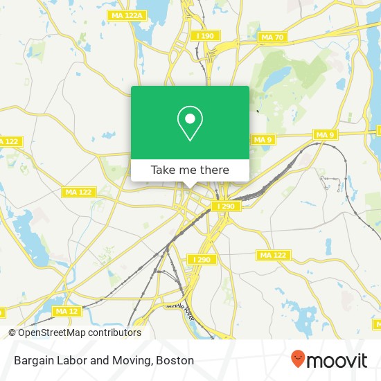 Bargain Labor and Moving map