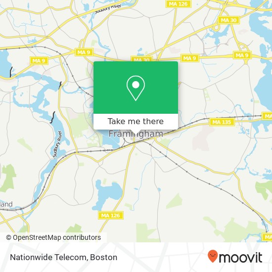 Nationwide Telecom map