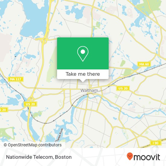 Nationwide Telecom map