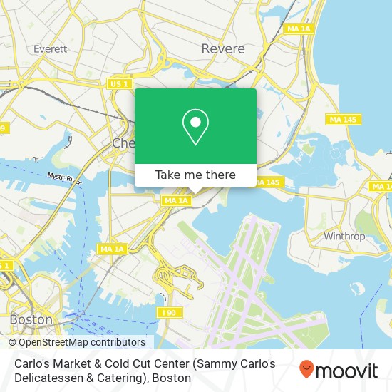 Carlo's Market & Cold Cut Center (Sammy Carlo's Delicatessen & Catering) map