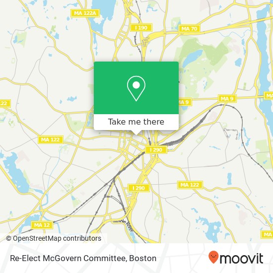 Re-Elect McGovern Committee map