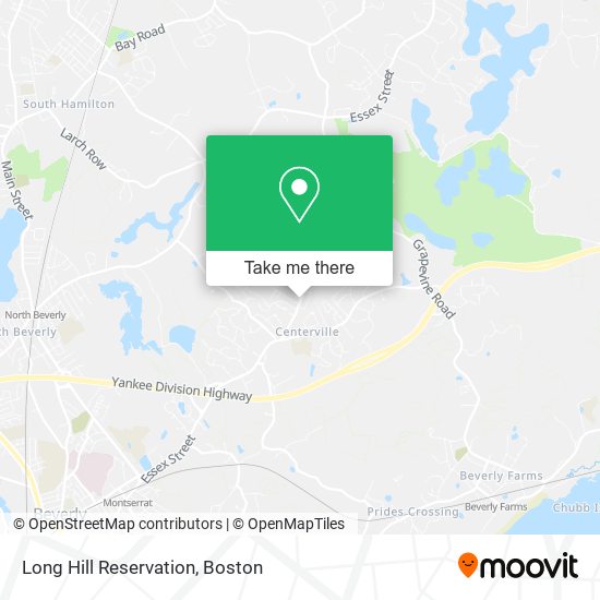 Long Hill Reservation map