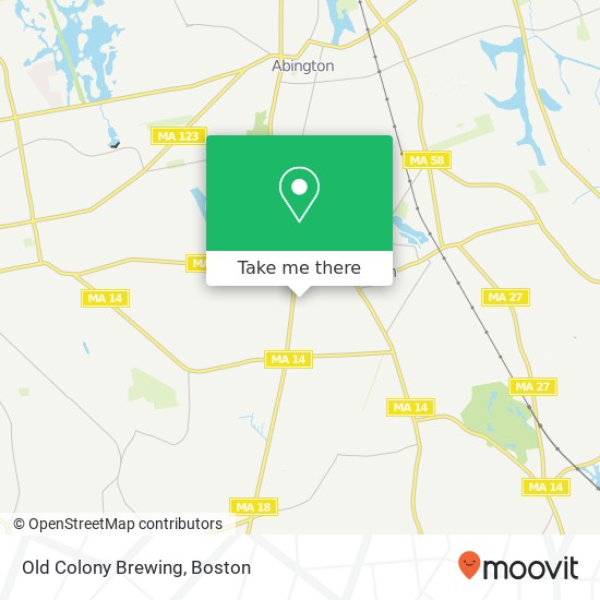 Old Colony Brewing map