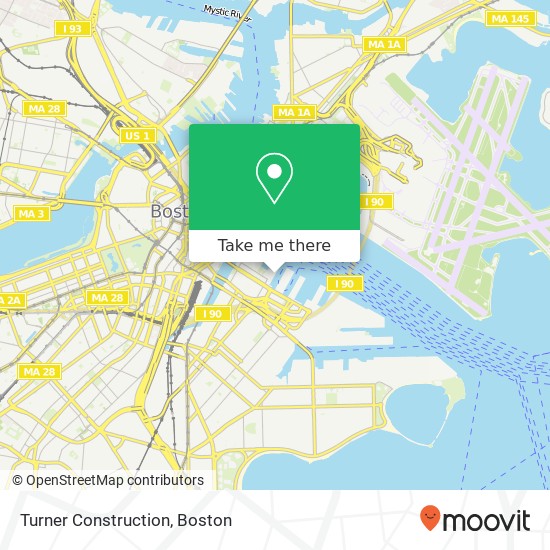 Turner Construction map