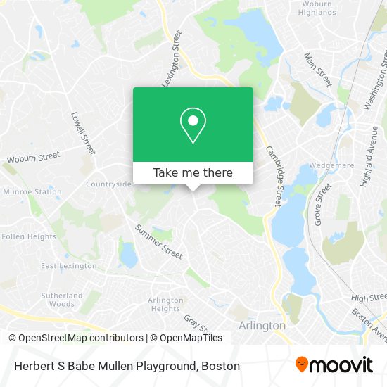 Herbert S Babe Mullen Playground map