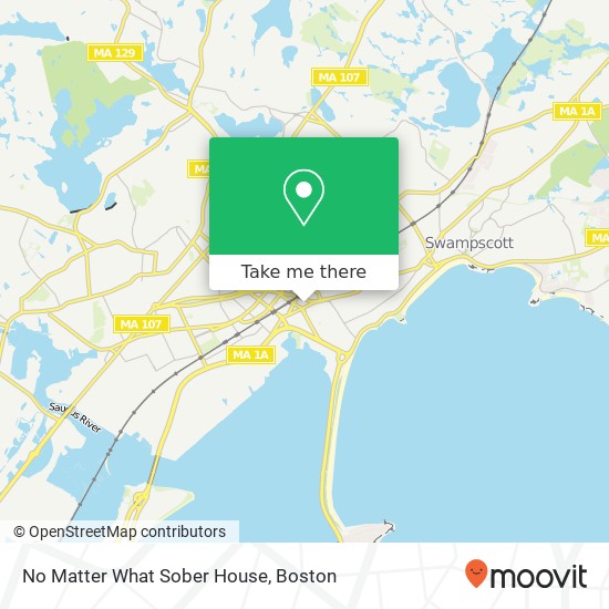 Mapa de No Matter What Sober House
