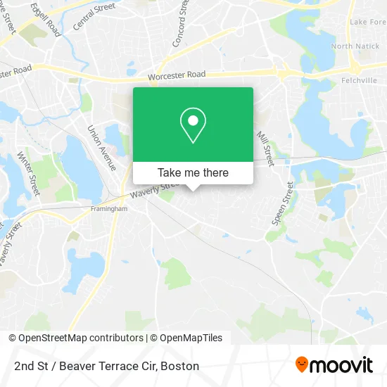 Mapa de 2nd St / Beaver Terrace Cir