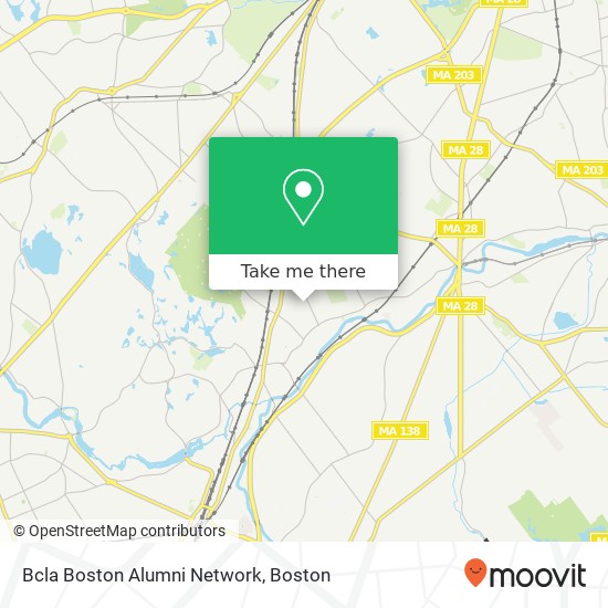 Mapa de Bcla Boston Alumni Network