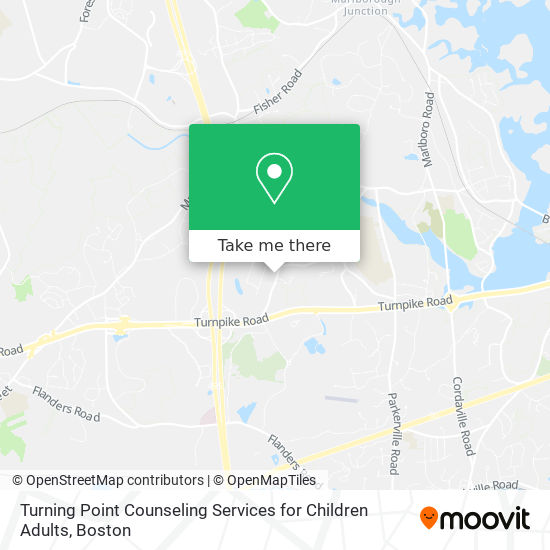 Turning Point Counseling Services for Children Adults map