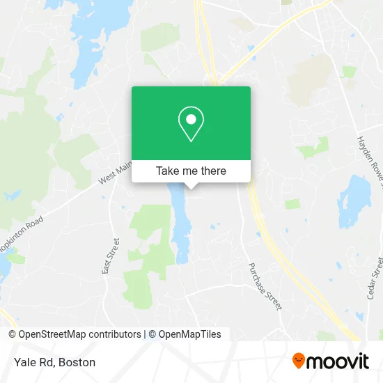 Yale Rd map