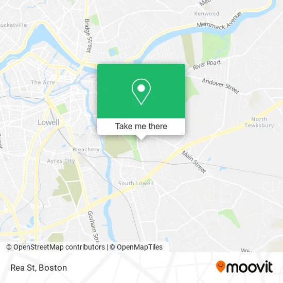 Rea St map