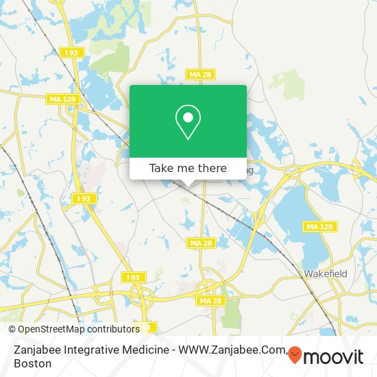 Mapa de Zanjabee Integrative Medicine - WWW.Zanjabee.Com