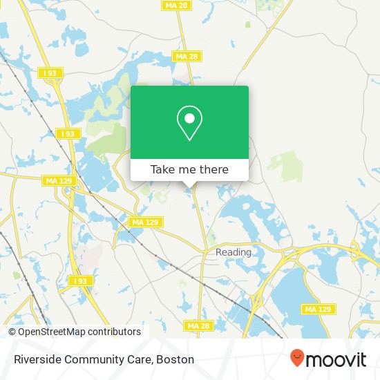 Riverside Community Care map