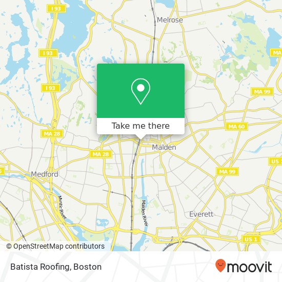 Mapa de Batista Roofing