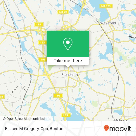 Eliasen M Gregory, Cpa map