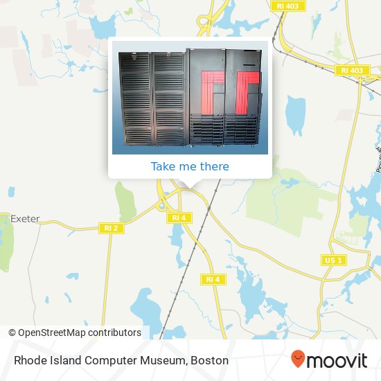 Rhode Island Computer Museum map