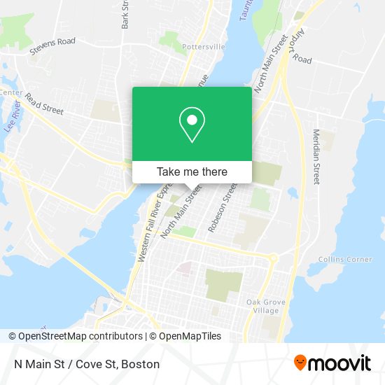 N Main St / Cove St map