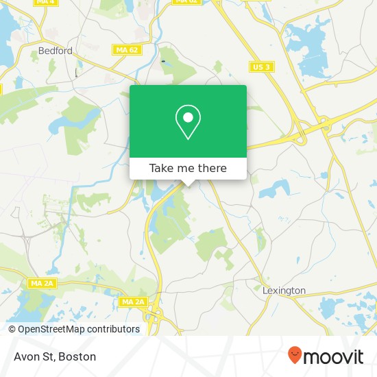 Avon St map
